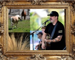 A little piece of rural life captured and crafted into a western‑themed art piece.